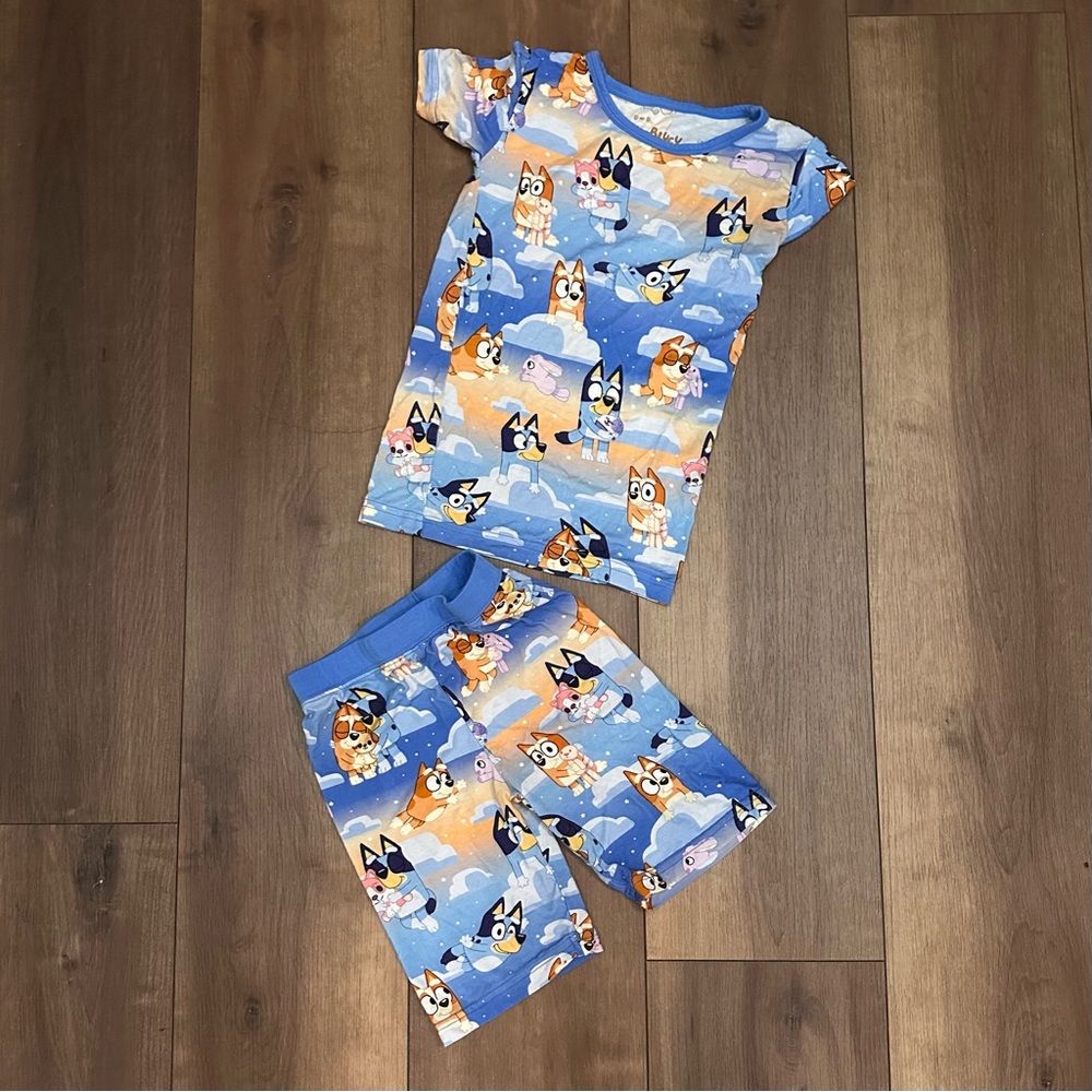Little Sleepies Pajamas Set - Bluey 5/6